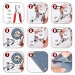 Heavy Duty Snap Button Fastener Plier Tool Kit (1 Set) - Full Detail by Nari Haat, Indian ethnic wear, women clothing...