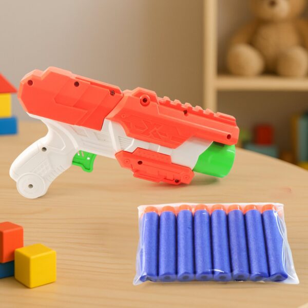 Z Master Toy Gun with Foam Bullets Compact Shooting Toy for Kids - Front View by Nari Haat, Indian ethnic wear, women...