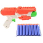 Z Master Toy Gun with Foam Bullets Compact Shooting Toy for Kids - Sleeve Design by Nari Haat, Indian ethnic wear, wo...