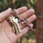 Metal Gun Shape Keychain (1 Pc) - Full Detail by Nari Haat, Indian ethnic wear, women clothing, designer suit