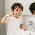 Kids Toothbrush and Water Gun Toy Set - Fabric Detail by Nari Haat, Indian ethnic wear, women clothing, designer suit