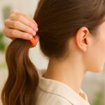 Seamless Soft Hair Elastics - (3 Pc / Set) - Back View by Nari Haat, Indian ethnic wear, women clothing, designer suit