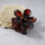 Elegant Plastic Flower Hair Clip (1 Pc / Mix Color) - Full Detail by Nari Haat, Indian ethnic wear, women clothing, d...
