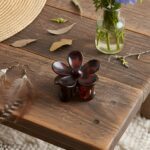 Elegant Plastic Flower Hair Clip (1 Pc / Mix Color) - Back View by Nari Haat, Indian ethnic wear, women clothing, des...