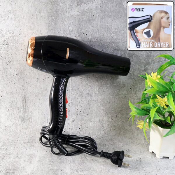 Orbit Professional Electric Hair Dryer with Concentrator Nozzle (1 Pc) - Front View by Nari Haat, Indian ethnic wear,...