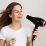 Orbit Professional Electric Hair Dryer with Concentrator Nozzle (1 Pc) - Neckline Detail by Nari Haat, Indian ethnic ...