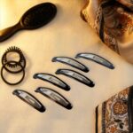 Hair Clips for Women & Girls - (6 Pc / Set) - Neckline Detail by Nari Haat, Indian ethnic wear, women clothing, desig...