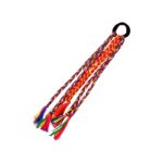 Traditional Multicolor Braided Hair Extension with Tassels - Sleeve Design by Nari Haat, Indian ethnic wear, women cl...