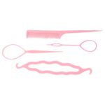 Multi-Purpose Hair Styling & Braiding Tool Set - Sleeve Design by Nari Haat, Indian ethnic wear, women clothing, desi...