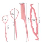 Multi-Purpose Hair Styling & Braiding Tool Set - Neckline Detail by Nari Haat, Indian ethnic wear, women clothing, de...