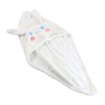 Cute Cartoon Hooded Hair Drying Towel Cap (1 Pc) - Sleeve Design by Nari Haat, Indian ethnic wear, women clothing, de...