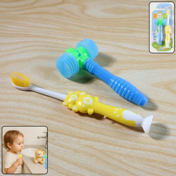Kids Toothbrush and Hammer Toy Set - Front View by Nari Haat, Indian ethnic wear, women clothing, designer suit