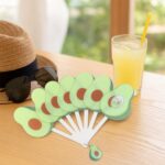 Foldable Pocket Fan with Keychain (1 Pc) - Front View by Nari Haat, Indian ethnic wear, women clothing, designer suit