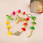 Traditional Decorative Hanging with Beads - (1 Pc) - Front View by Nari Haat, Indian ethnic wear, women clothing, des...