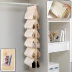 12 Grids Hanging Storage Bag (1 Pc / 12 Pocket / Mix Color) - Front View by Nari Haat, Indian ethnic wear, women clot...