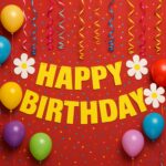 Happy Birthday Party Decoration Banner Set - Neckline Detail by Nari Haat, Indian ethnic wear, women clothing, design...