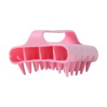 Scalp Massager Shampoo Brush Soft Silicone Hair Washing Comb with Handle - Sleeve Design by Nari Haat, Indian ethnic ...