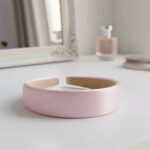 Elegant Padded Satin Finish Hairband (1 Pc) - Closeup Embroidery by Nari Haat, Indian ethnic wear, women clothing, de...