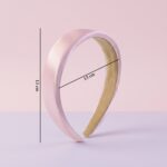 Elegant Padded Satin Finish Hairband (1 Pc) - Fabric Detail by Nari Haat, Indian ethnic wear, women clothing, designe...