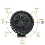 Multi-Pattern Garden Hose Spray Nozzle (1 Pc) - Neckline Detail by Nari Haat, Indian ethnic wear, women clothing, des...