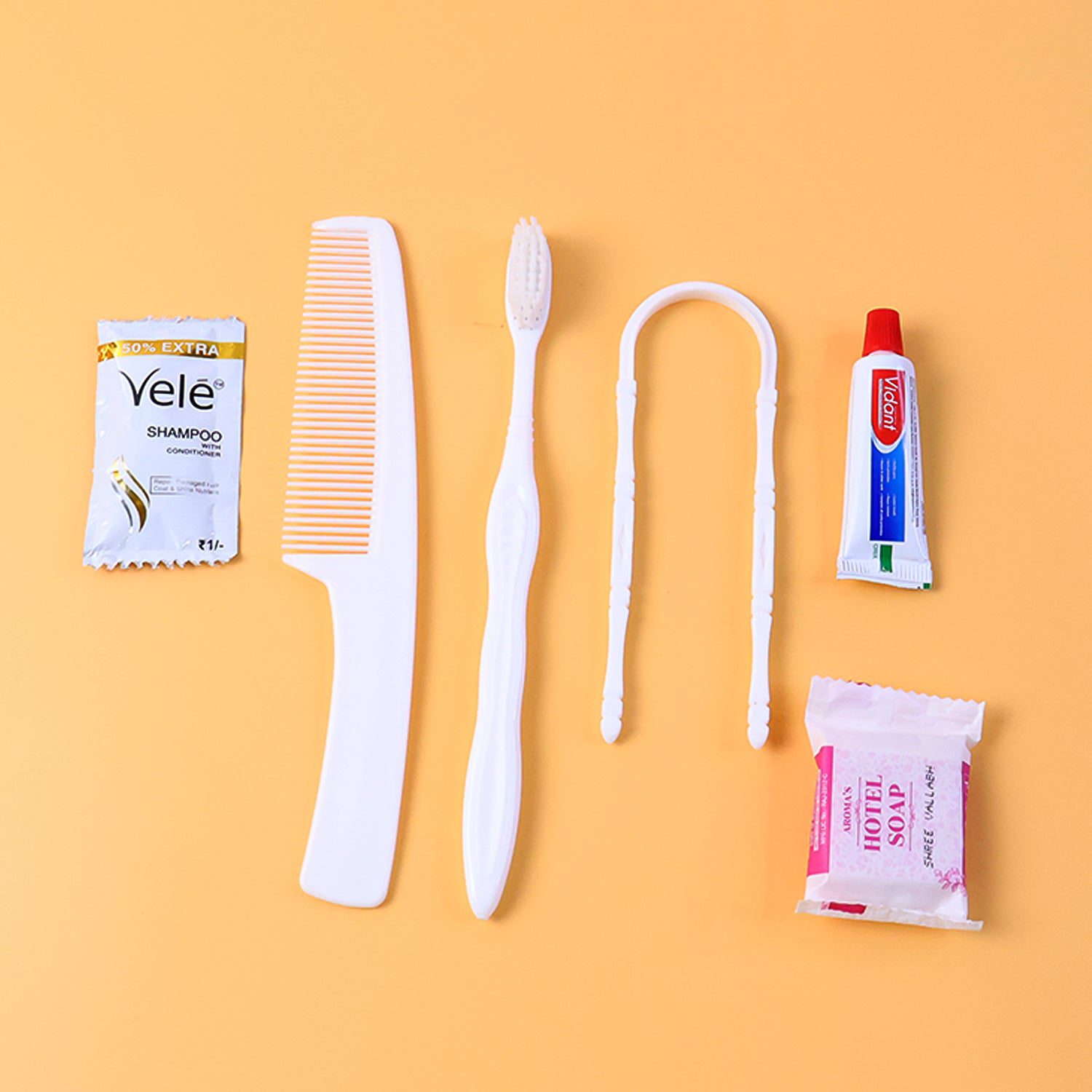 Hotel-Guest-Kit-02.jpg 6 IN 1 Hotel Guest Toiletry Combo Kit - Front View by Nari Haat, Indian ethnic wear, women clothing, designer suit