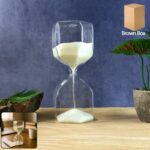Elegant Glass Hourglass Sand Timer (1 Pc) - Front View by Nari Haat, Indian ethnic wear, women clothing, designer suit