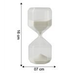 Elegant Glass Hourglass Sand Timer (1 Pc) - Closeup Embroidery by Nari Haat, Indian ethnic wear, women clothing, desi...