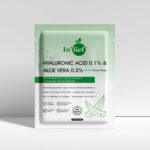 In’lief Hyaluronic Acid 0.1% & Aloe Vera 0.5% Hydrating Facial mask (1 Pc) - Fabric Detail by Nari Haat, Indian eth...