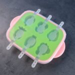 6-Cavity Silicone Ice Cream and Popsicle Mold Tray (1 Set) - Sleeve Design by Nari Haat, Indian ethnic wear, women cl...
