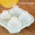 4-Grid Rose-Shape Ice Cube Tray Mold with Lid - Neckline Detail by Nari Haat, Indian ethnic wear, women clothing, des...