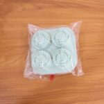 4-Grid Rose-Shape Ice Cube Tray Mold with Lid - Full Detail by Nari Haat, Indian ethnic wear, women clothing, designe...