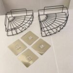 2 Pc Shower Caddy Corner for holding and storing various household stuffs and items etc. - Back View by Nari Haat, In...