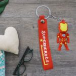 Cute Cartoon Silicone 3D Key Chain with Metal Hook & Strap (Pack of 1) - Neckline Detail by Nari Haat, Indian ethnic ...