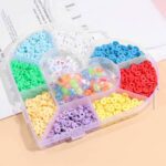 Heart-Shaped Plastic Bead Storage Organizer Box (1 Pc) - Full Detail by Nari Haat, Indian ethnic wear, women clothing...
