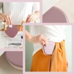 Plastic Jewelry Storage Box with Built-in Mirror & Multi-Section (1 Pc) - Back View by Nari Haat, Indian ethnic wear,...