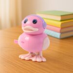 Cute Wind-Up Walking Duck Toy for Kids (1 Pc) - Fabric Detail by Nari Haat, Indian ethnic wear, women clothing, desig...