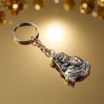 Premium Silver-Finish Metal Keychain (1 Pc) - Full Detail by Nari Haat, Indian ethnic wear, women clothing, designer ...