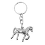 Premium Metallic Horse Shape Keychain (1 Pc) - Sleeve Design by Nari Haat, Indian ethnic wear, women clothing, design...