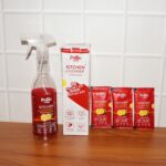 Pollic kadam Concentrated Kitchen Surface Cleaner Refill Kit with Spray Bottle - Full Detail by Nari Haat, Indian eth...