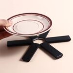 Folding Insulated Pad for Hot Pots - Foldable Trivet Mats (1 Pc) - Neckline Detail by Nari Haat, Indian ethnic wear, ...