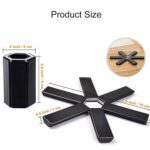 Folding Insulated Pad for Hot Pots - Foldable Trivet Mats (1 Pc) - Back View by Nari Haat, Indian ethnic wear, women ...