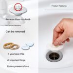 5 Pcs Multipurpose Sink Drain Hair Catcher & Strainer Filter (30~45 mm) - Fabric Detail by Nari Haat, Indian ethnic w...