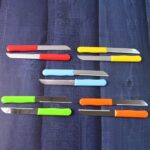 Premium Quality Stainless Steel Handle Plain Knife (10 Pc / 1 Set) - Closeup Embroidery by Nari Haat, Indian ethnic w...