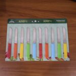 Premium Quality Stainless Steel Handle Plain Knife (10 Pc / 1 Set) - Full Detail by Nari Haat, Indian ethnic wear, wo...