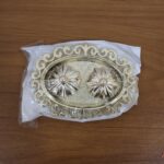 Decorative Double Kumkum Dish with Ornate Tray (1 Pc) - Fabric Detail by Nari Haat, Indian ethnic wear, women clothin...