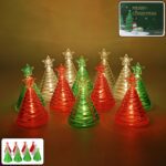 Christmas Tree Shape LED Decorative Lights (12 Pc) - Front View by Nari Haat, Indian ethnic wear, women clothing, des...