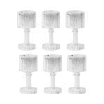 Set of 6 LED Crystal-Effect Table Lamps - Sleeve Design by Nari Haat, Indian ethnic wear, women clothing, designer suit