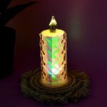 LED Flameless Decorative Candle Lights (3 Pc / Set) - Full Detail by Nari Haat, Indian ethnic wear, women clothing, d...
