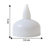 Round LED Flameless Tealight Candles - (8 Pc) - Neckline Detail by Nari Haat, Indian ethnic wear, women clothing, des...