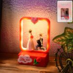Romantic LED Love Couple Decorative Night Lamp Showpiece (1 Pc) - Front View by Nari Haat, Indian ethnic wear, women ...